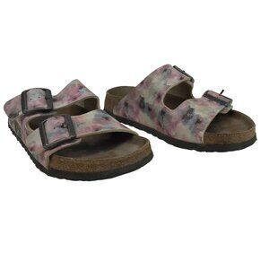 PAPILLIO BIRKENSTOCK~ WOMENS 38 ~ FLORAL ARIZONA COMFORT SANDAL